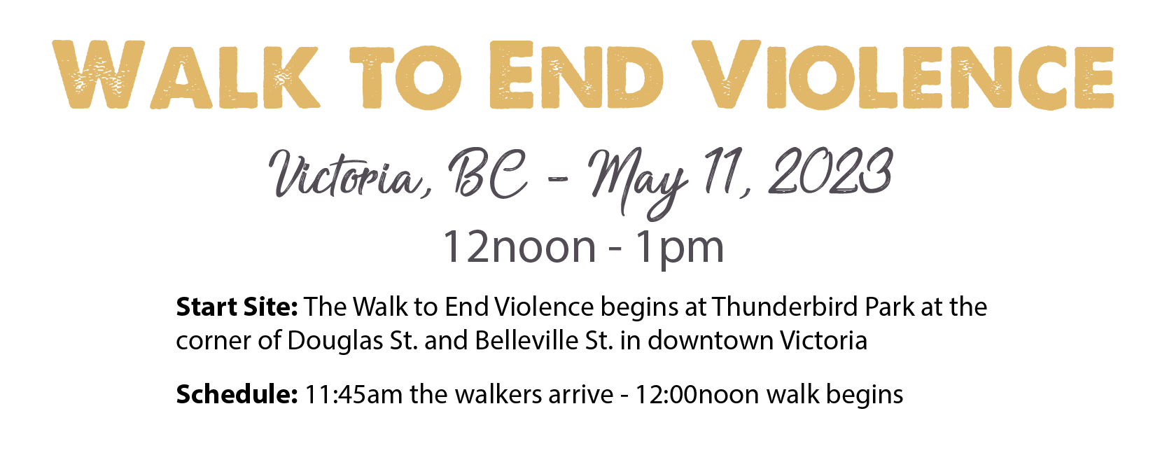 walk to end violence graphic